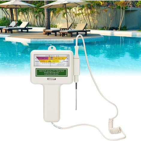 Testeur Portable De PH Et De Niveau De Chlore, Instrument D'analyse De La Qualité De L'eau 2 En 1 (1/5)