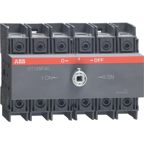 Inverseur Source Manuel 125A 3 Pôles montage Fond d'Armoire 1SCA105037R1001 ABB 939167