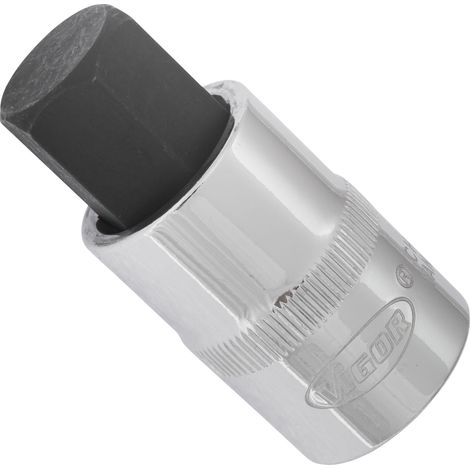 Douille mâle ∙ V2069 ∙ Carré creux 1/2 pouce (12,5 mm) ∙ Profil à 6 pans intérieurs ∙ Taille 17 mm (1/3)