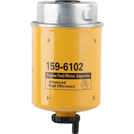Fuel filter element 159-6102 for Caterpillar hydraulic excavators (1/4)