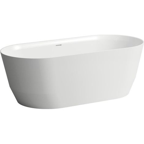Baignoire LAUFEN PRO, 1650 x 750 mm, sur pied blanc LAUFEN