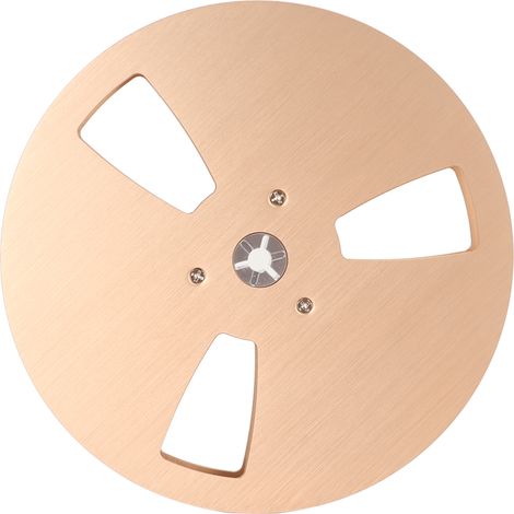 Bobine Vide 1/4 Pouce 7" Alliage d'Aluminium 3 Trous pour Machine TEAC, Pièce d'Ouverture Plateau Vide Doré (1/5)