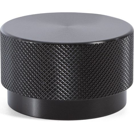 pomo aluminio modelo graf big ø38 / ø50 acabado negro cepillad ø diámetro ø50