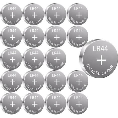 LR44 Bouton Alcaline AG13 Pile A76 Bouton Alkaline 1,5V for animations de Noël Piles Alcaline Lot de 20 (1/5)