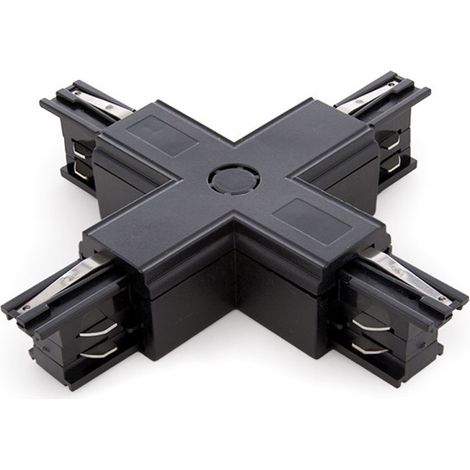 + Stecker 3-Phasen-Spur Schwarz