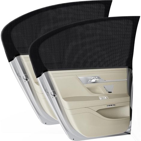 CCYKXAPare Soleil Voiture Bébé, 2 Pièces Chaussette Voiture Soleil pour Enfants, Bloquer Les Rayons UV et Protection de la Vie Privée, Compatible (110x50cm) (1/5)