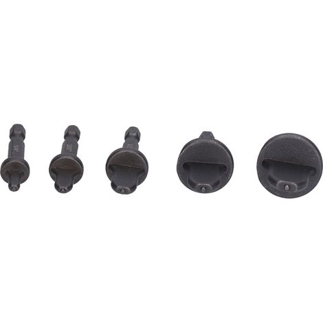 Lot de 5 élargisseurs de tube acier à haute teneur en carbone queue hex 1/4 po pour climatiseur outils de cintrage cuivre (1/5)