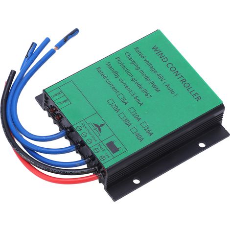Régulateur éolienne 1000W charge PWM intelligente IP67 affichage LED contrôleur pour éolienne 48V 30A (1/5)