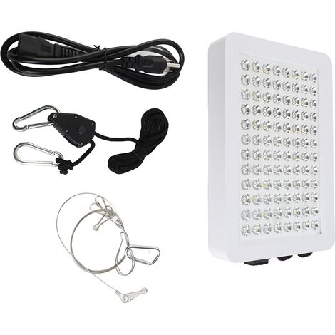 Ortviai Lampe de Croissance LED pour Plantes d’Intérieur – Spectre Complet, Double Interrupteur pour Phase Végétative et Floraison