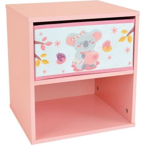 CALLY MIMI KOALA Chevet avec un tiroir +- 36 x 33 x 30 cm pour enfant (1/2)