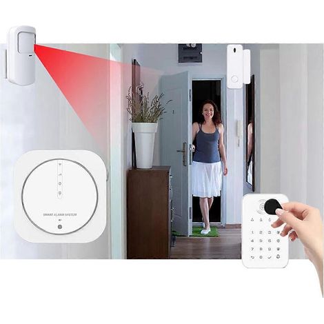 Système d'alarme anti-graffiti intelligent Wi-Fi + GSM à double réseau -- (1/5)