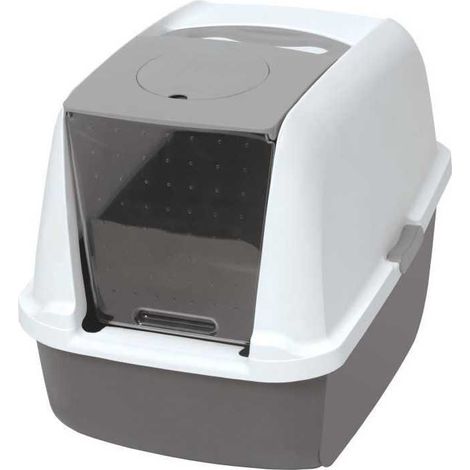 Hagen Catit AirSift Katzentoilette Grau 57x39x46,5 cm (1/3)