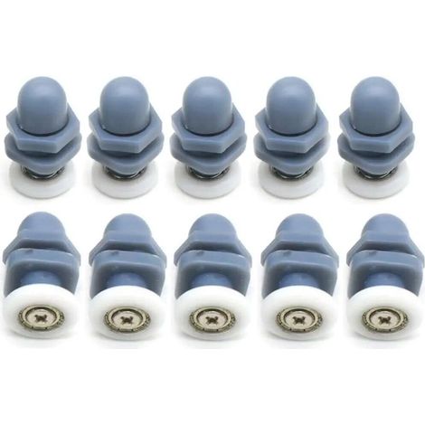 Sollbry 10 guías/ruedas/poleas para mampara de ducha (23 mm de diámetro) (1/3)