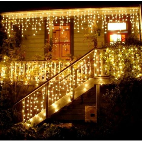 96 LED String Lights Curtain Wire String Lights Outdoor Indoor Decoration Carnival Party Light (1/5)