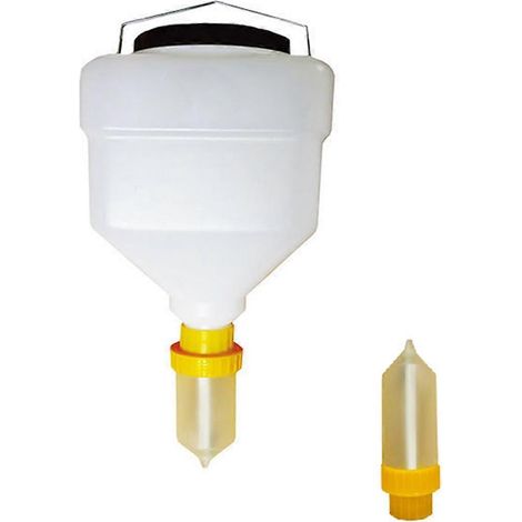 Bouteille à sauce de 3,5 L avec embouts distributeurs, distributeur de sauce suspendu, bouteille à presser de grand diamètre (1/5)