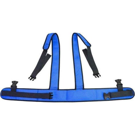 Wheelchair safety harness – Adjustable positioning strap – Breathable mesh fabric