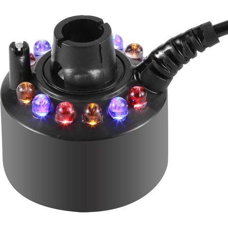 Atomizzatore a nebulizzazione d'acqua a 12 LED – Serbatoio per piscina – Fontana da interno – Spina USA