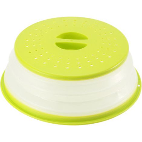 Couvercle Micro-ondes - Protection Anti-éclaboussures Avec Orifice De Décompression - Pliable Et Résistant À La Chaleur - Pour Assiettes Et Bols - 1 Pièce (1/5)