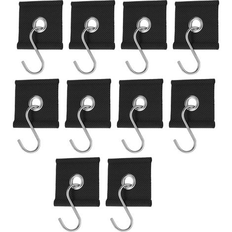 Filiyano – lampe double face pour – Lot de 10 crochets pour auvent de camping-car, fixations pour éclairage d'auvent de camping-car, supports de lampe (1/4)