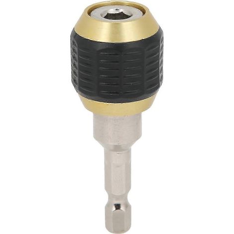 Adaptateur à changement rapide pour foret électrique, connecteur 1/4 po, tige hexagonale, outil convertisseur escamotable, 60 mm / 2,4 po (1/4)