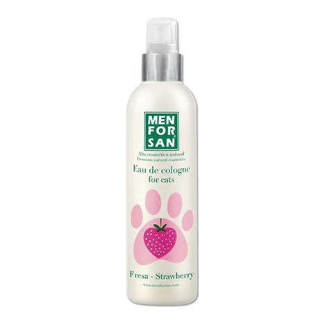 Eau de Colonia Menforsan Fraise de parfum de 125 ml pour chats