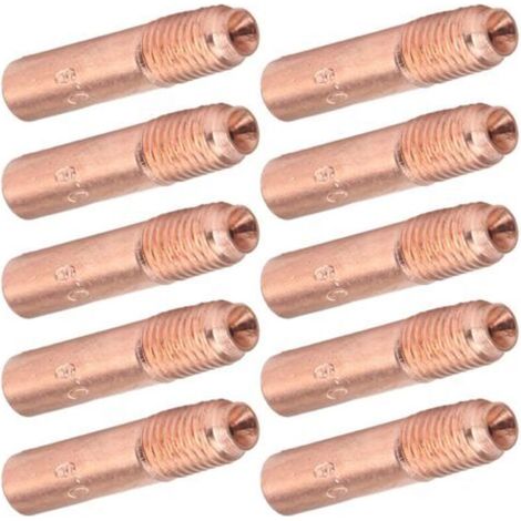 Pack of 10 Conductive Copper Nozzles 0.9mm – MIG Welding Nozzles for Industrial Applications – Quick and Easy Installation (1/5)