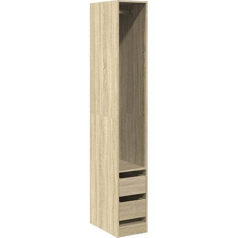 Maison Exclusive - Armadio Rovere Sonoma 30x50x200 cm in Legno Multistrato