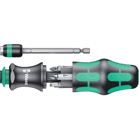 MANCHE AVEC PORTE-EMBOUTS 1/4' AVEC AIMANT + 6 EMBOUTS - W05051019001 (1/10)
