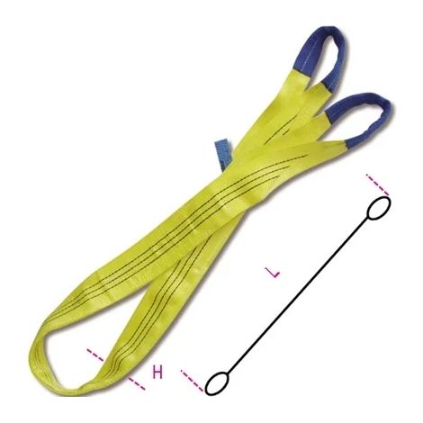 Sangle de levage jaune 3 t robur 8156 - 10.0 m