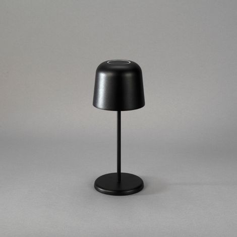 Lampe de table rechargeable Biot noir avec capuchon amovible - 7845-750 (1/3)