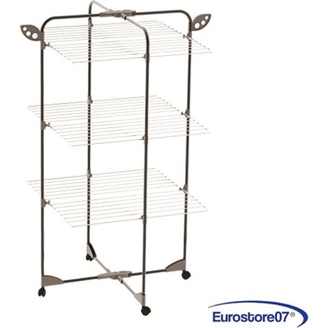 stendibiancheria "alpina 30" acciaio verniciato mt.30 - cm. 68x68x112h.