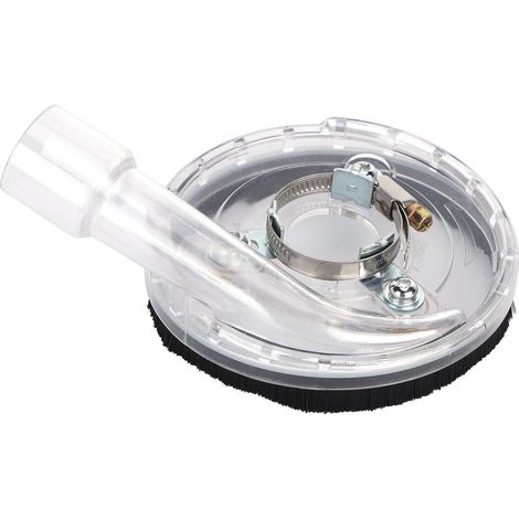 Lot anti-poussière pour meuleuse, capot de ponçage à sec, accessoire 4 pouces, disque à lamelles, rectification oblique, protection. (1/5)