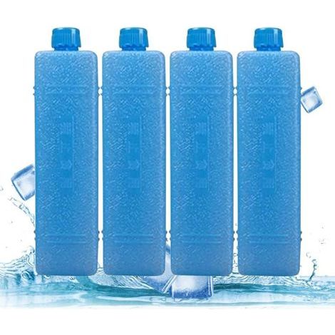 Paquete de 8 bolsas de hielo, bloques congeladores portátiles de larga duración, bolsas de hielo para mantener el hielo frío en refrigeradores, aires acondicionados, ventiladores y accesorios para ref (1/4)