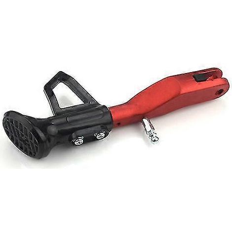 Motorradteile, höhenverstellbare Seitenständer (1618 cm), modifizierte Fußhalterung für Motorroller, CNC-gefräste Aluminiumlegierung, 3 Farben – Rot