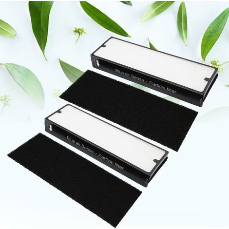 Confezione da 2 filtri antiparticolato + elemento di ricambio per purificatore d'aria Blue Air Sense - ABS, installazione facile senza attrezzi. (1/4)