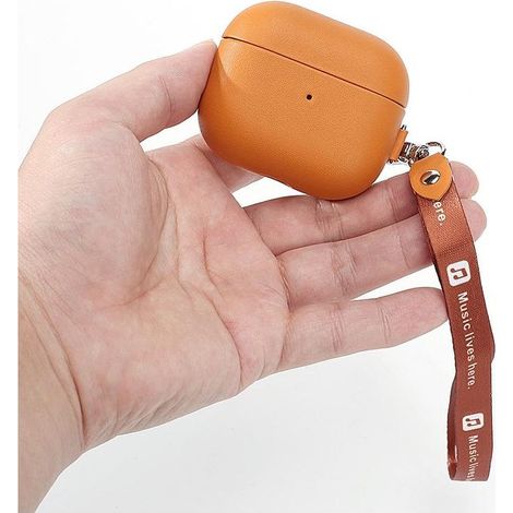 Echtleder-Hülle für Apple AirPods 3 – Handgefertigte Schutzhülle aus echtem Leder – Premium-Lederhülle für AirPods (1/5)