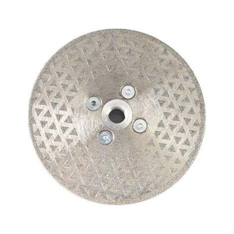 Disque Diamanté à Tronçonner et à Meuler 125 mm x M14 Lame de Scie Électroplaqué pour Pierre Marbre Carreaux Granit (1/4)