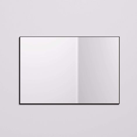 Espejo Brut 120X80 - Negro Mate (1/4)