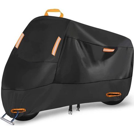 Funda motocicleta, universal scooter/moto, Impermeable, impermeable 210D motocicleta, contra lluvia, 96 x 41 x 49 pulgadas (1/5)