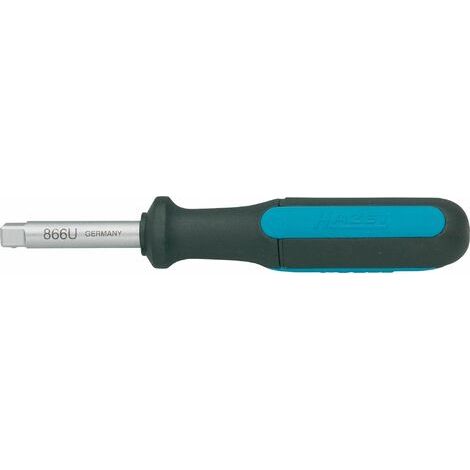 Hazet 866U Portabussole con Impugnatura, Argento, Attacco Quadro, Massiccio, 6.3 mm 1/4 di Pollice