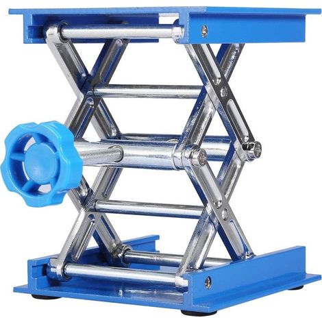 Table Élévatrice de Laboratoire, Table de Levage Plate-Forme de Laboratoire , 100 x 100mm, Poids de Support 5 KG (1/5)