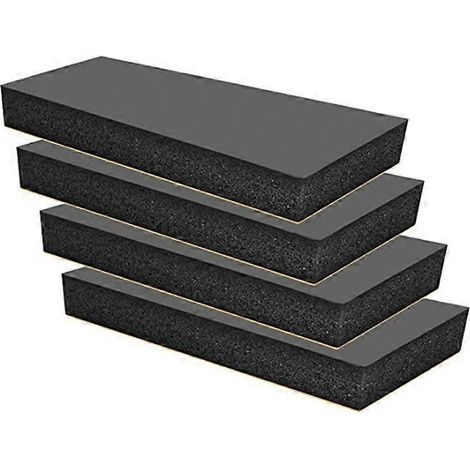 4 coussins de protection muraux auto-adhésifs pour garage, 30x10x3cm, protecteurs de bords absorbant les chocs pour les murs, protecteurs muraux en mousse épaisse, idéaux pour prévenir les rayures et
