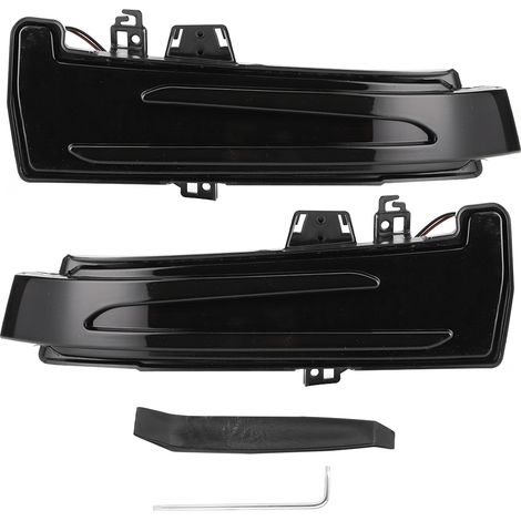 Eosnow Miroir de vue arrière Signal Signal Light Dynamic LED Fits for Mercedes Benz C E / S CLA GLA CLS CLASSE W176 W204