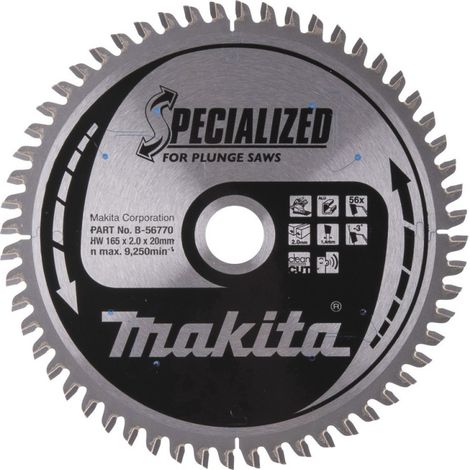 Makita SPECIALIZED Sägeblatt 165x20x56Z