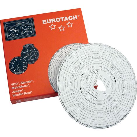 Disque pour tachygraphe 125 km/h – Conforme aux normes CEE – Utilisation pour tachygraphes automatiques – NO. 125 UNI – Carpoint