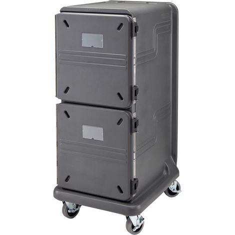 Chariot isotherme- 20 bacs GN1/1 H100 - Froid/Neutre - Gris - Cambro