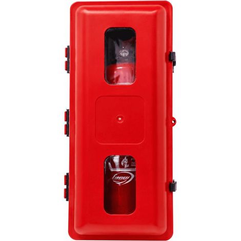 Coffret extincteur 6Kg/6L/9Kg/9L double fenêtre sans panneau (1/4)