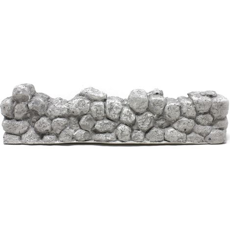 Muretto Dritto con Pietre 20 cm per Presepe 11429