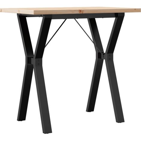 Maison Exclusive - Esstisch Y-Gestell 80x50x75,5 cm Massivholz Ki