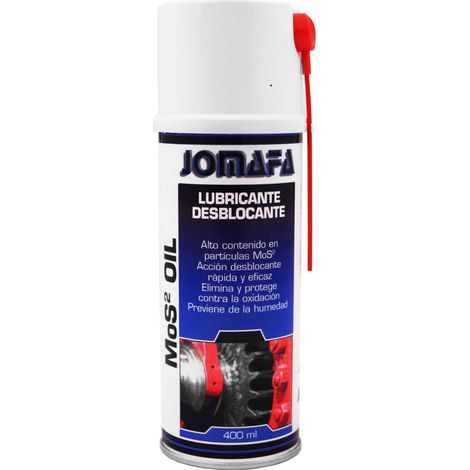JOMAFA - SPRAY AFLOJATODO LUBRICANTE MULTIUSOS  AFLOJADOR DE TORNILLOS  DESBLOCANTE ACEITE MoS2, 400ml